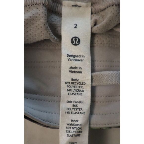 Lululemon W7BW0T Women's Sz 2 Multicolor Hotty Hot High-Rise 4" Lined Shorts *SE - Picture 4 of 14